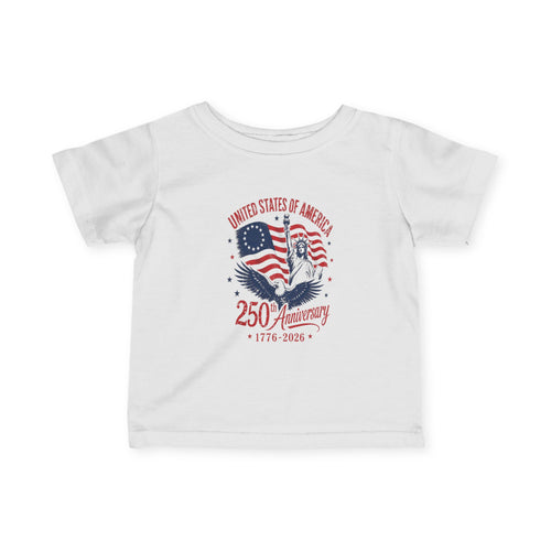 250 Anniversary Infant Tee Patriotic Baby Shirt