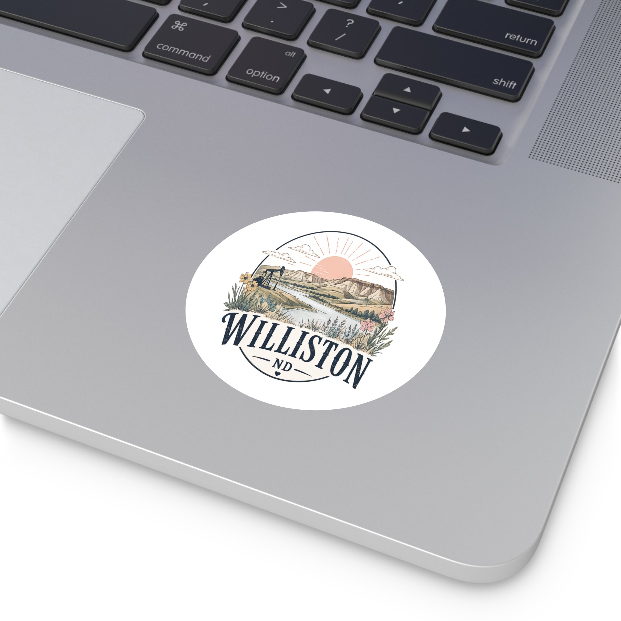 Williston Flowers - Hard Hat or Truck Decal