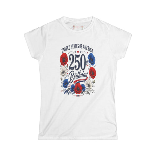 American 250 Birthday Flower - SS - Front