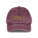 Vintage Embroidered Cap - DRILL 1987, Retro Hat, Adjustable Baseball Cap, Gift for Him, Outdoor Accessories, Fashion Statement