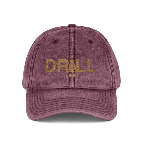 Vintage Embroidered Cap - DRILL 1987, Retro Hat, Adjustable Baseball Cap, Gift for Him, Outdoor Accessories, Fashion Statement