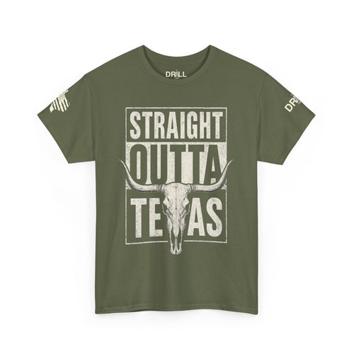 Straight Outta Texas Skull - SS - Front