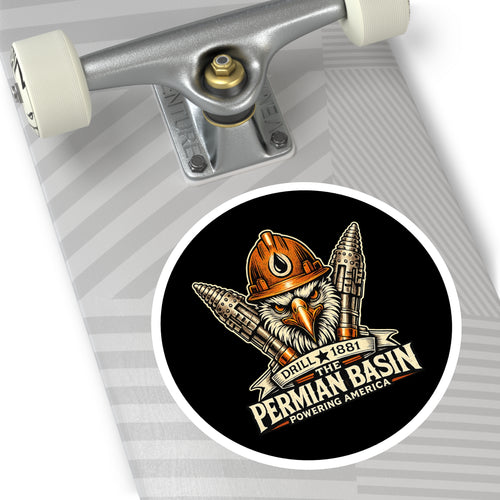 Powering America — Oilfield Hard Hat or Truck Decal