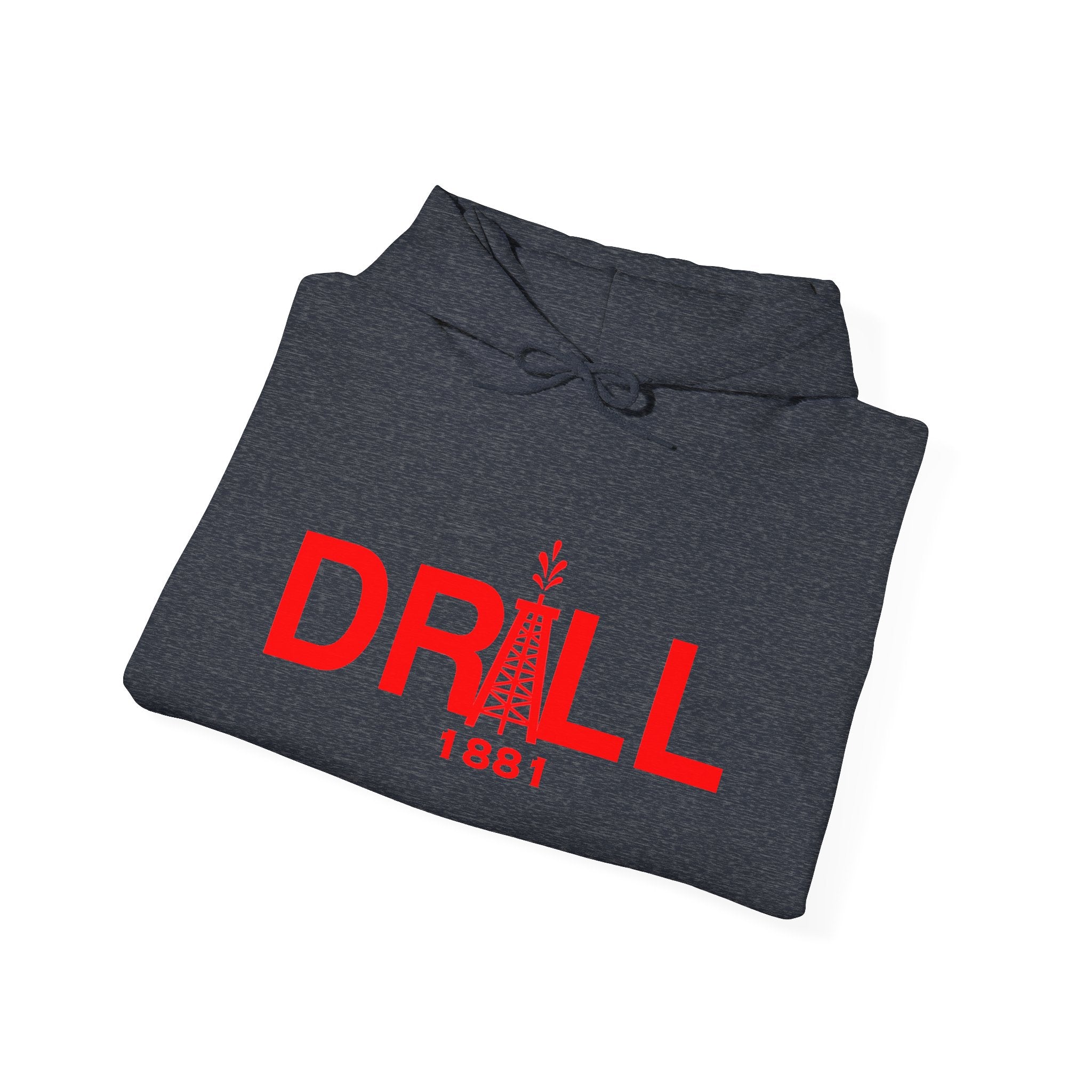 Drill Basic Red Logo - Heavy Blend™ Hoodie