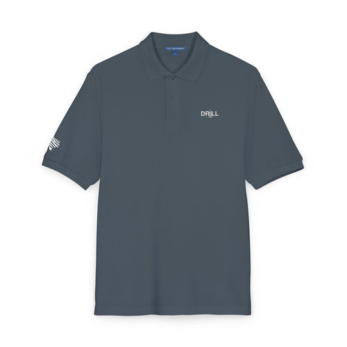 Embroidered Drill Logo — Executive Polo