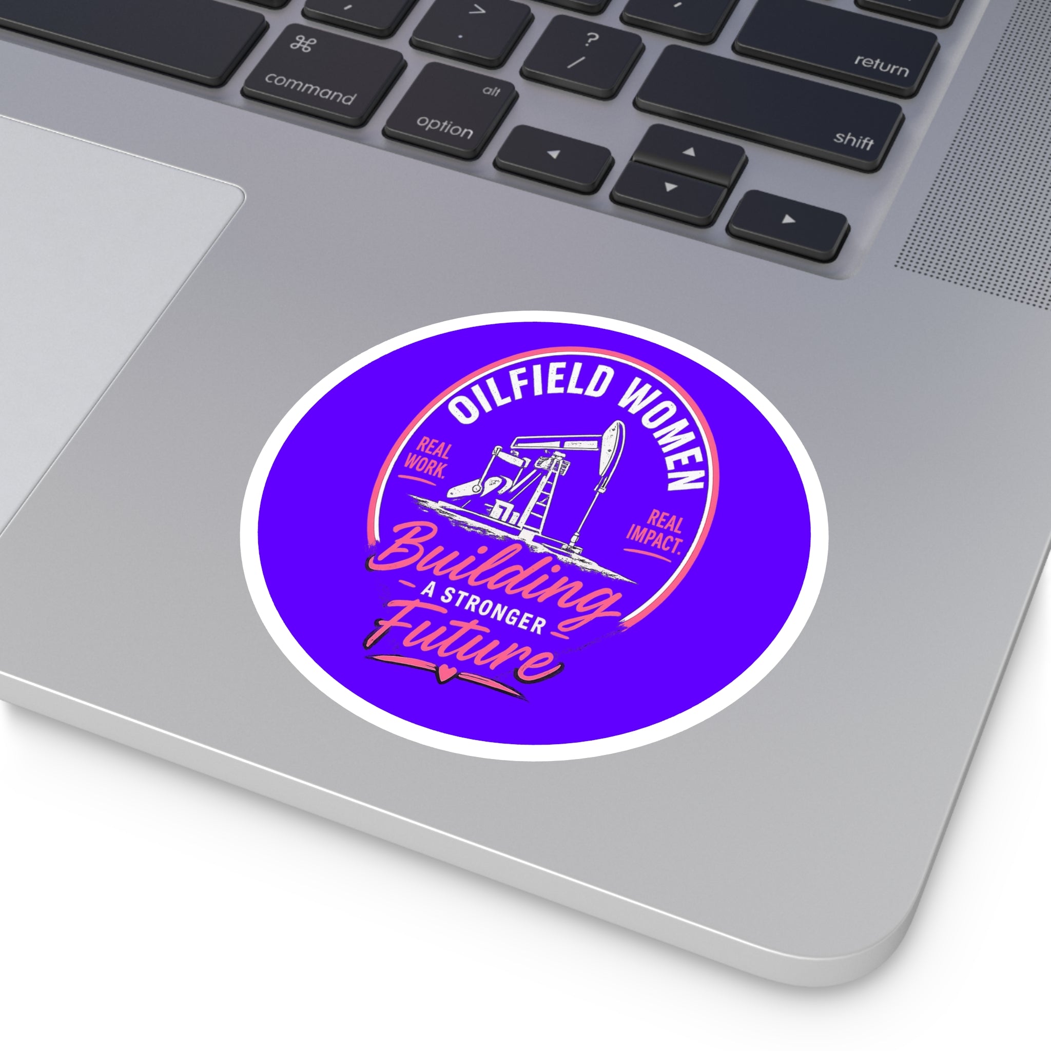Oilfield Woman Hat Sticker - Hard Hat or Truck Decal