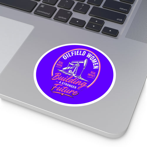 Oilfield Woman Hat Sticker - Hard Hat or Truck Decal