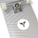 Texas Longhorn Round Sticker — Oilfield Hard Hat or Truck Decal