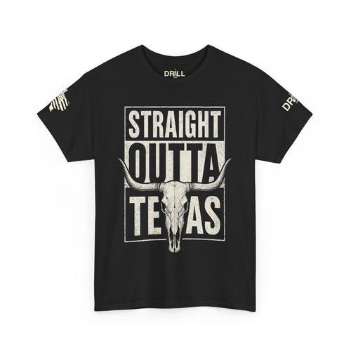 Straight Outta Texas Skull - SS - Front