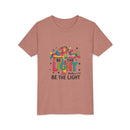 Be The Light Christmas - Youth Short Sleeve Tee - Fun & Stylish T-Shirt for Kids