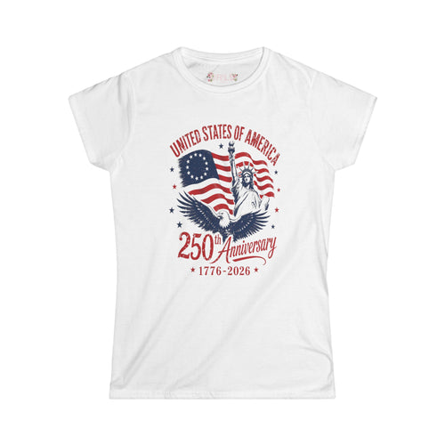 United States of America 250 Anniversary - SS - Front Womens