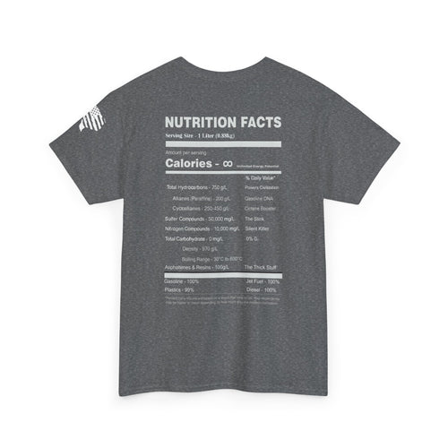 Nutrition Facts - White Logo - SS - Back