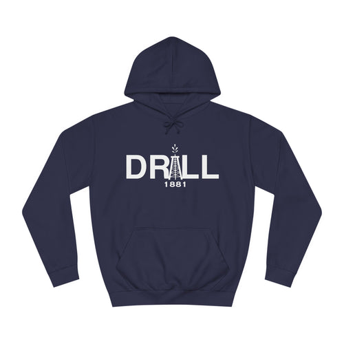DRILL Premium Hoodie WhiteLogo