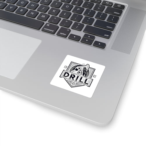 DRILL Shield - Square Stickers