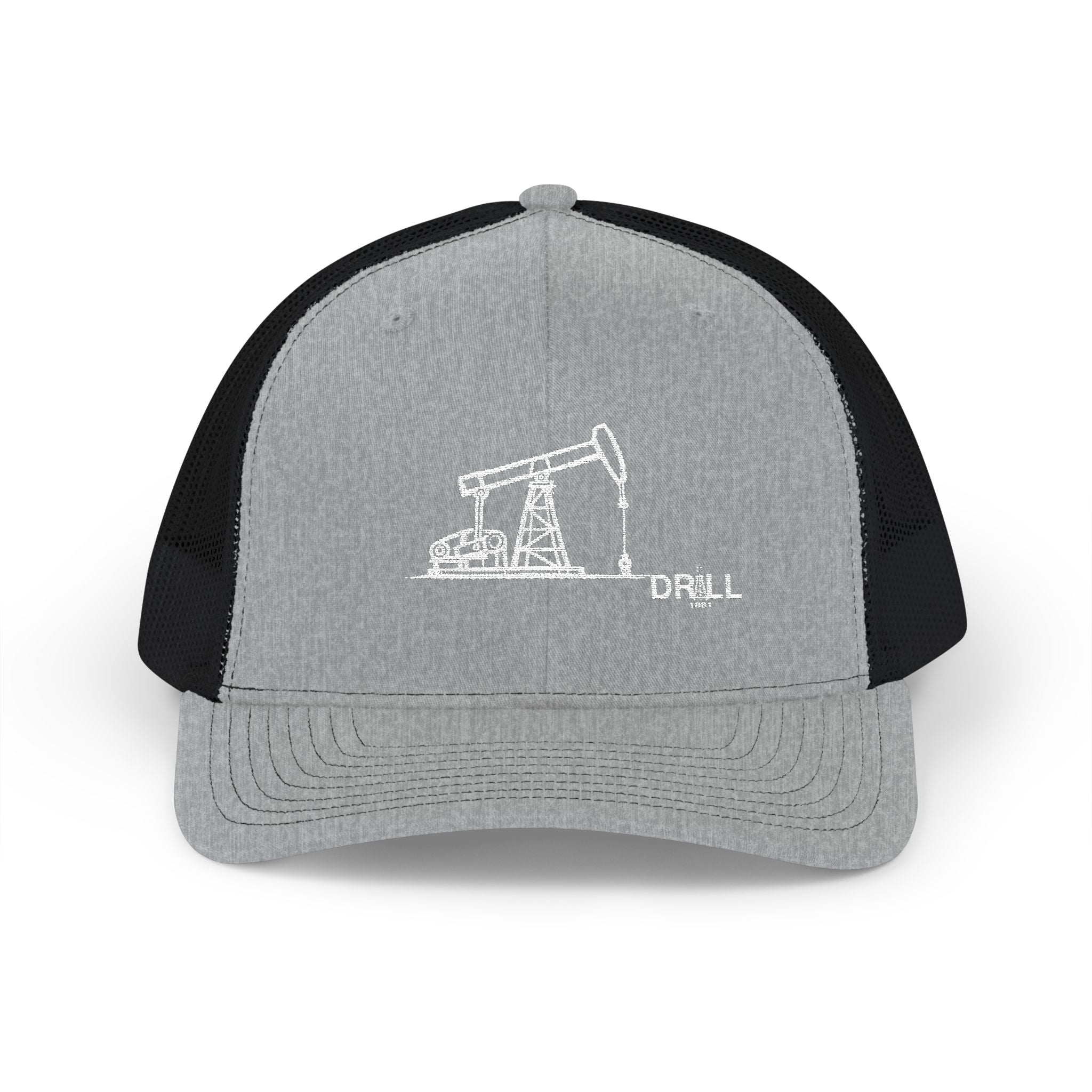 Pump Jack Sketch - Trucker Hat
