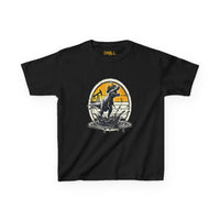 T-Rex Splash 2 - Kids Heavy Cotton™ Tee