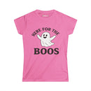 Here For The BOOS - Fall Ladies - SS - Front