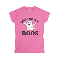 Here For The BOOS - Fall Ladies - SS - Front
