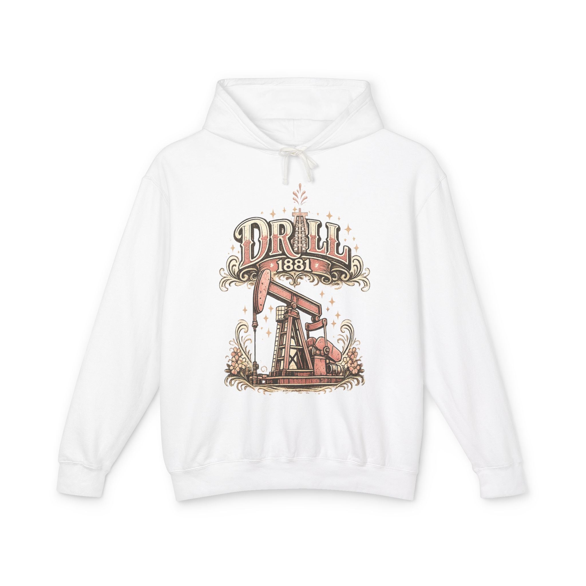 Retro Drill Ladies - Soft Lightweight Hoodie