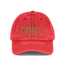 Vintage Embroidered Cap - DRILL 1987, Retro Hat, Adjustable Baseball Cap, Gift for Him, Outdoor Accessories, Fashion Statement