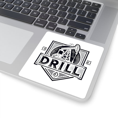 DRILL Shield - Square Stickers