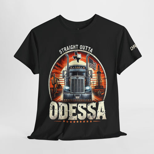 Straight Outta Odessa Trucker - SS - Front
