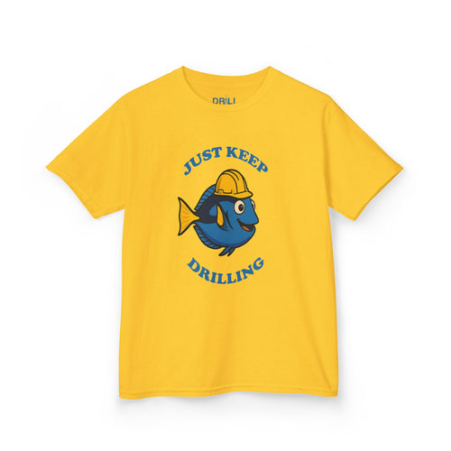 Just Keep Drilling - Kids Heavy Cotton™ Tee Co