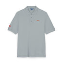 Embroidered Red Drill Logo — Executive Polo