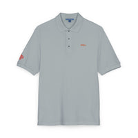 Embroidered Red Drill Logo — Executive Polo