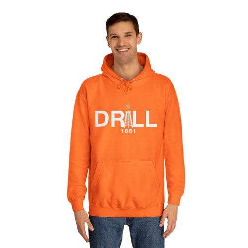 DRILL Premium Hoodie WhiteLogo