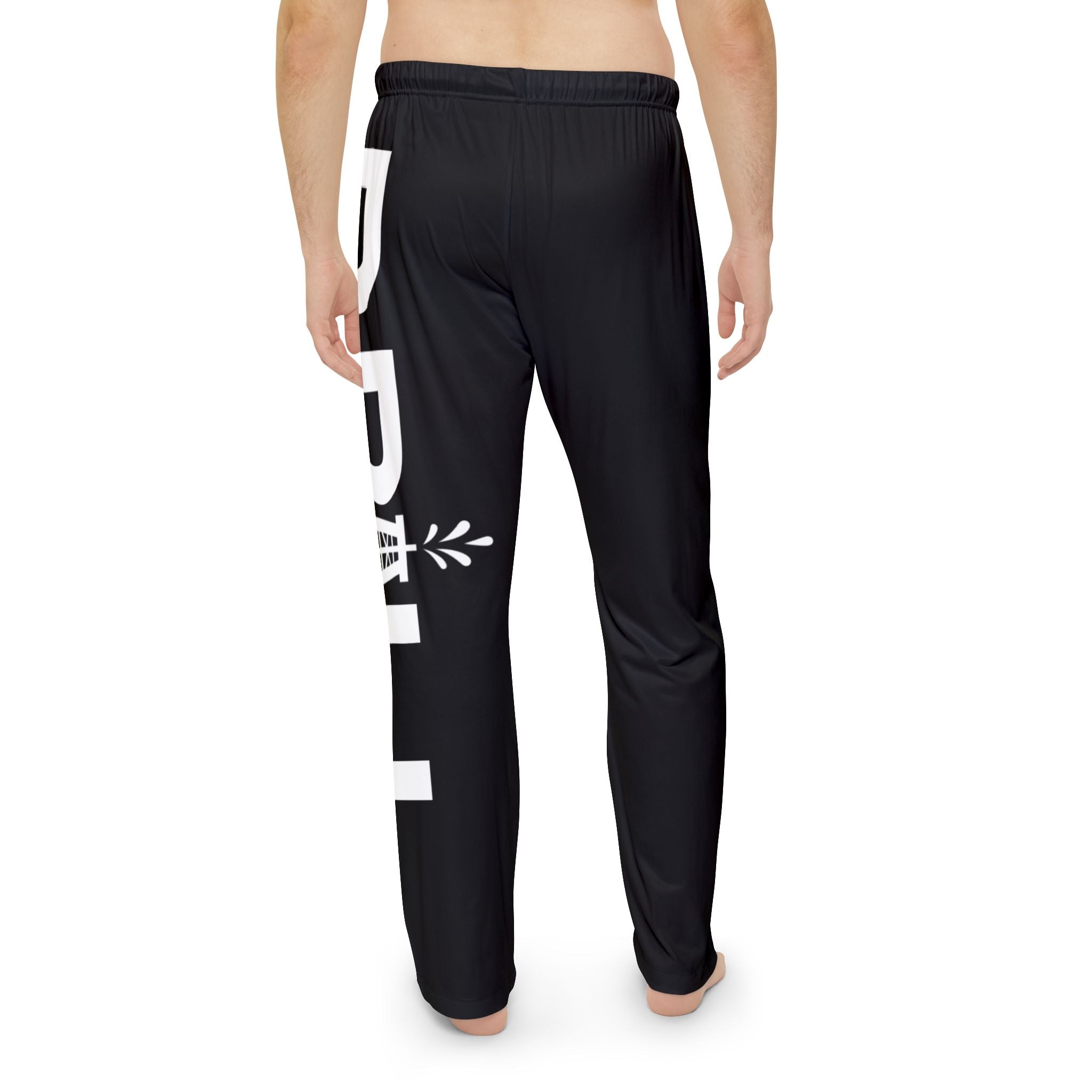 Men's Drill Themed Pajama Pants - Comfortable AOP Sleepwear