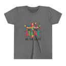 Be The Light Christmas - Youth Short Sleeve Tee - Fun & Stylish T-Shirt for Kids
