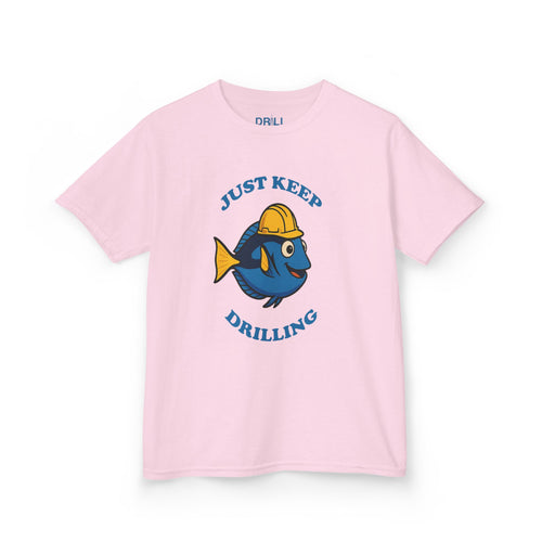 Just Keep Drilling - Kids Heavy Cotton™ Tee Co