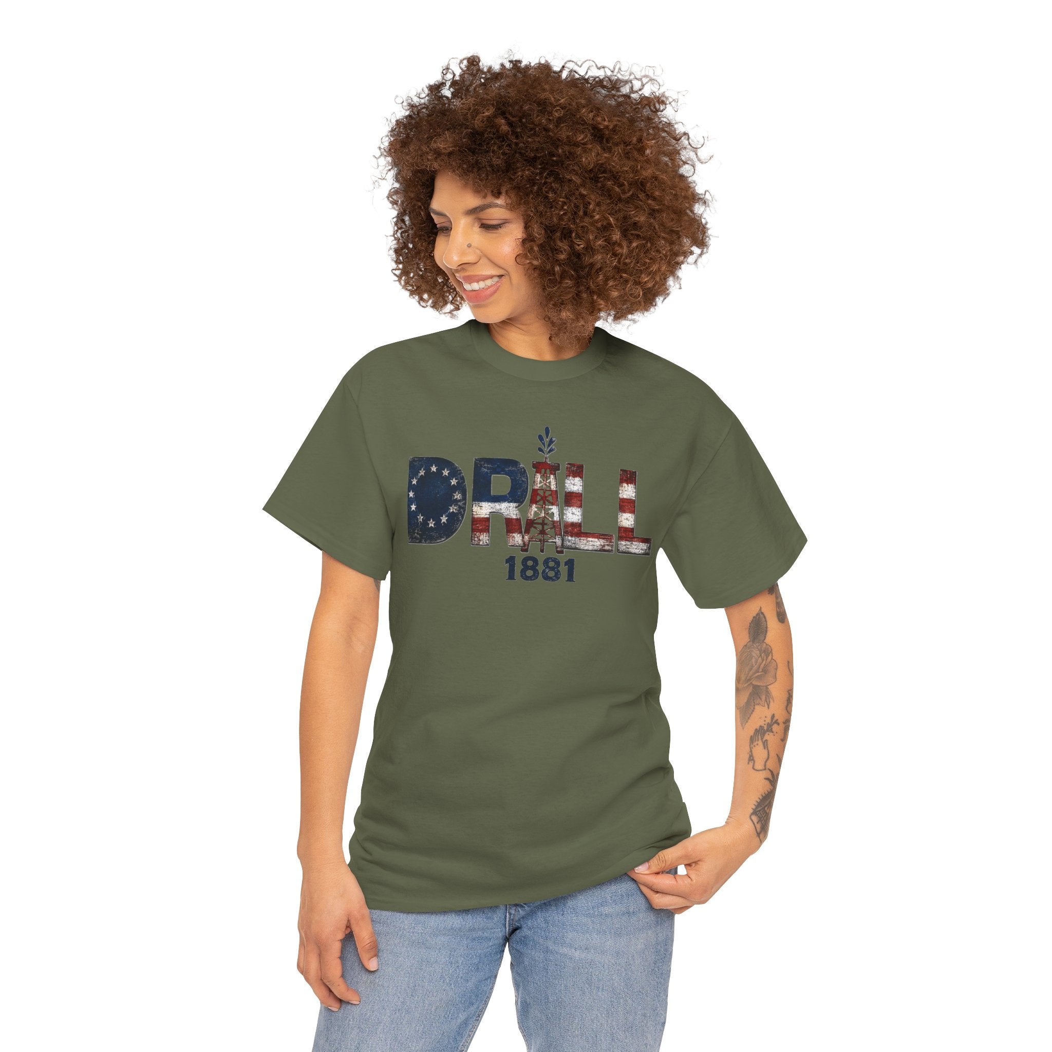 13 Stars Drill Logo - SS - Front