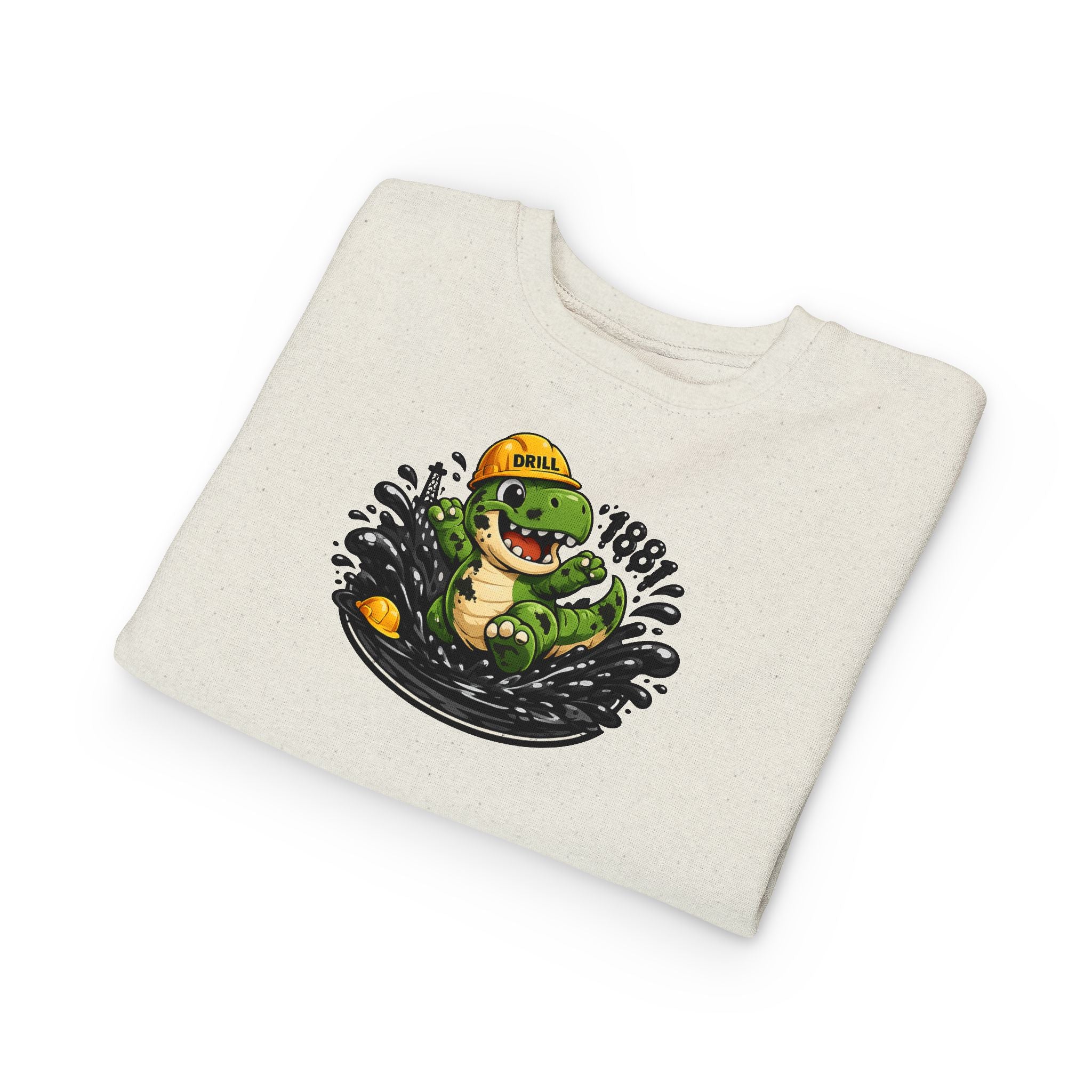 Dino Mud Splash Kids Toddler Sweatshirt