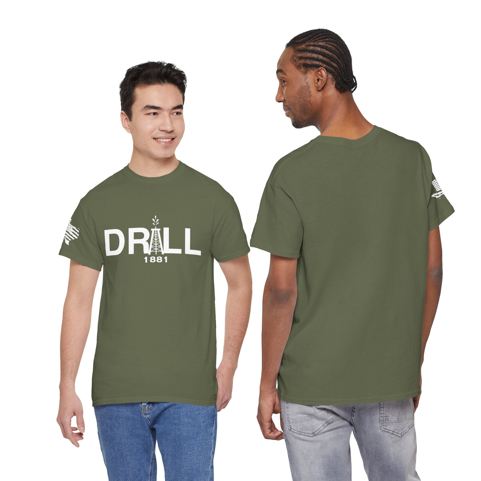 Drill Basic White Logo - SS - Front