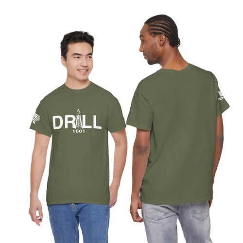 Drill Basic White Logo - SS - Front