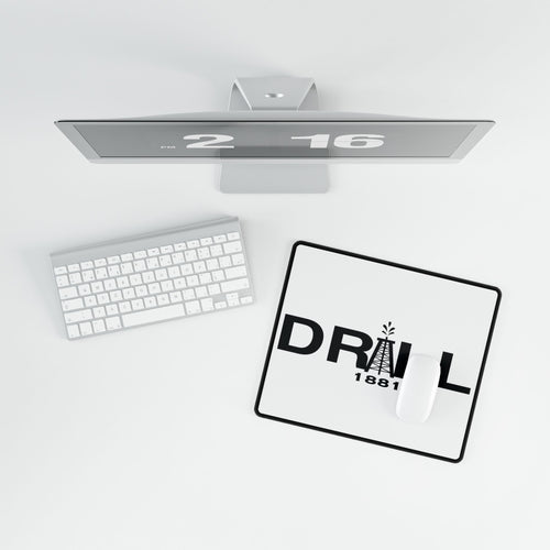 DRILL1881 Industrial Style Desk Mat - Perfect for Home Office, Birthday Gift, Oil & Gas Industry Decor, Workstation Accessory, Desk Organizer