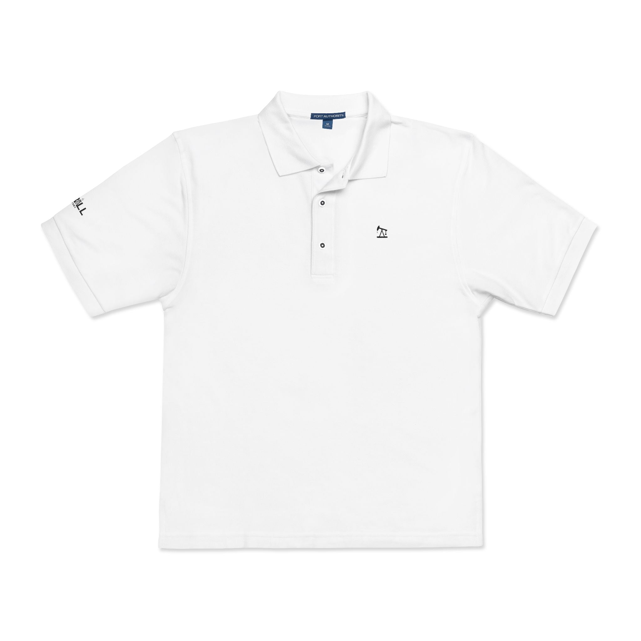 Embroidered Black Jack Icon — Executive Polo