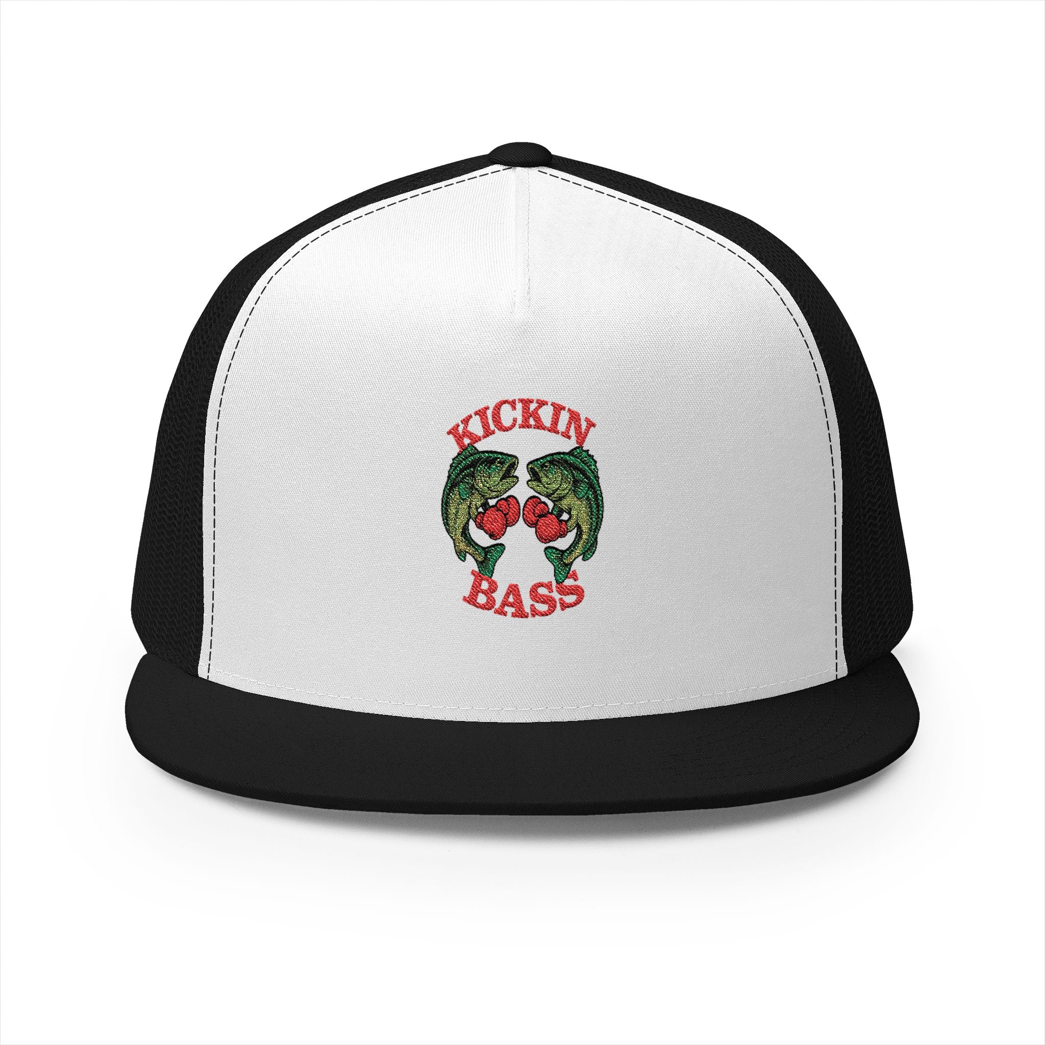 Kickin Bass 5 Panel Trucker Cap