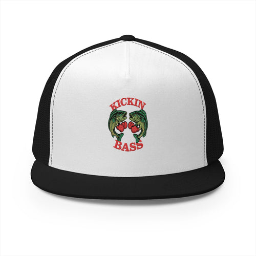 Kickin Bass 5 Panel Trucker Cap