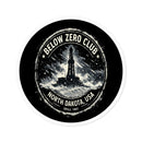 Below Zero Club — Oilfield Hard Hat or Truck Decal
