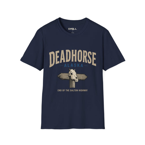 Deadhorse Alaska T-Shirt Tan — End of the Dalton Highway Graphic Tee