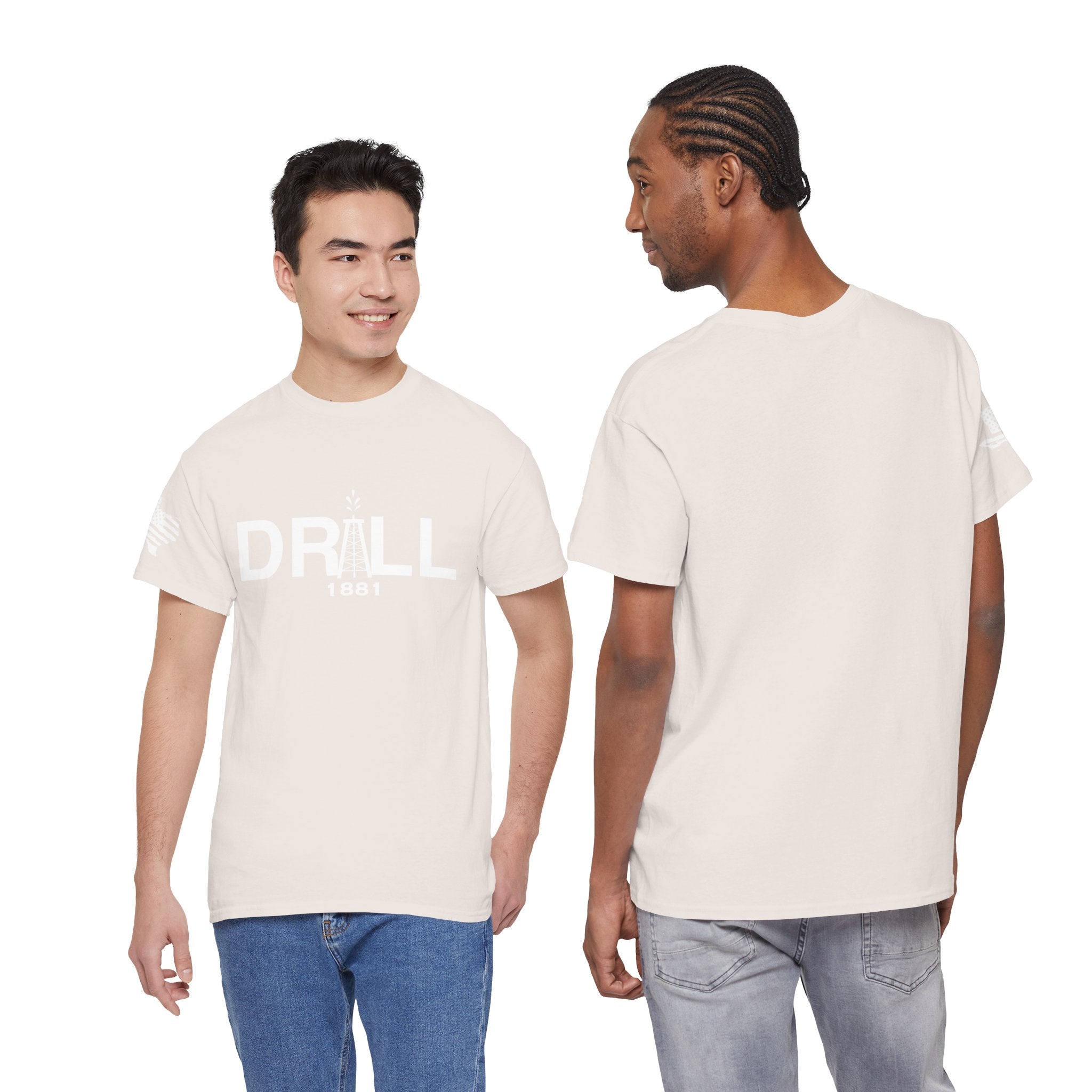 Drill Basic White Logo - SS - Front