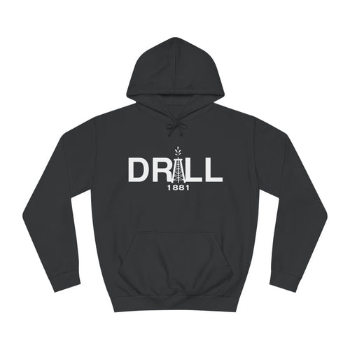 DRILL Premium Hoodie WhiteLogo