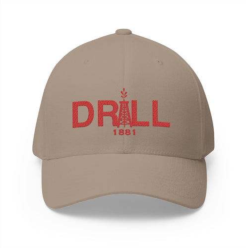 Drill Red Logo Cap - Closed Back