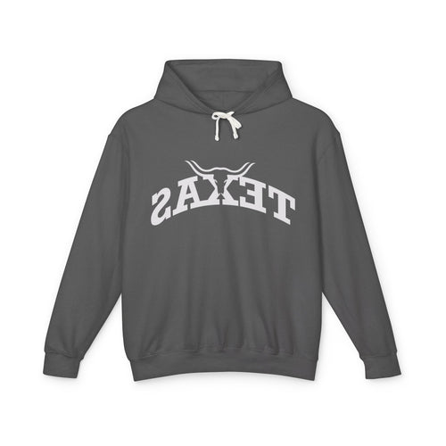 Texas Longhorn Backwards Logo - Soft Lightweight Hoodie