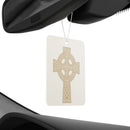 Celtic Cross Car Air Freshener – Sacred Irish Knot Design, Neutral Scents