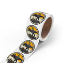 T-Rex Splash - Round Sticker Label Rolls