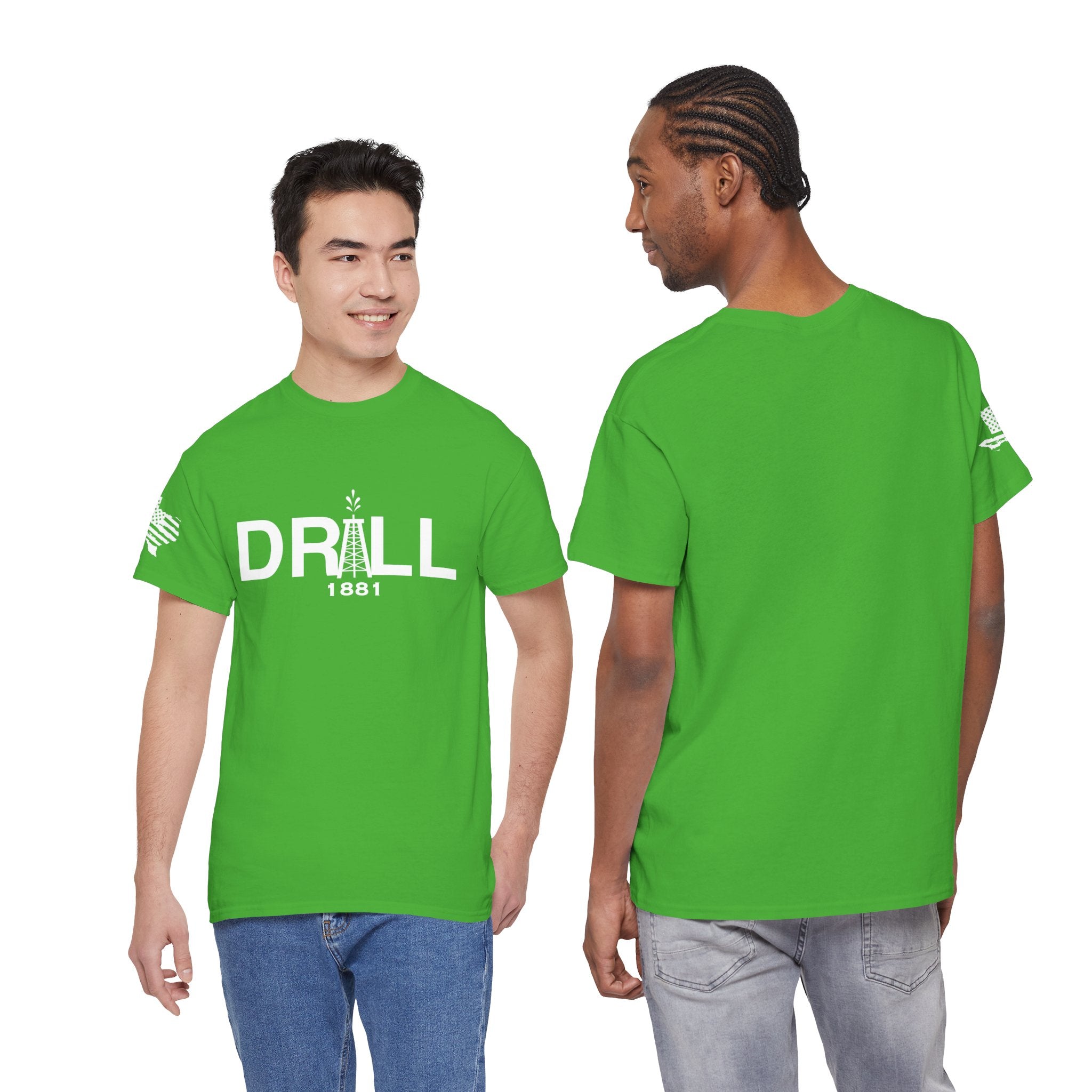 Drill Basic White Logo - SS - Front